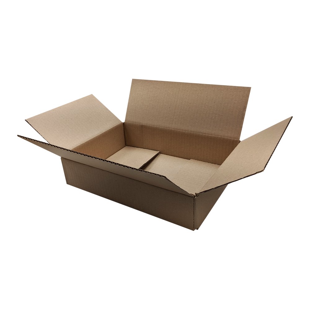 Cardboard Boxes 14" x 10" x 3" Inches, Moving & Shipping Packing 25