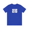 thumbnail image 3 of 215 Philly Area Code Unisex Jersey Short Sleeve T-shirt, 3 of 4