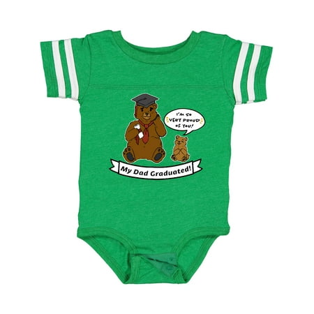 

Inktastic I m So Very Proud of You-My Dad Graduated Bears Gift Baby Boy or Baby Girl Bodysuit