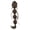 Cold brown, variant on Synthetic Hair Bubble Twist Braid Clip On Ponytail Heat Resistant Fiber Natural Color Hairpiece Clip For Daily Use