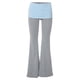 thumbnail image 3 of MKLEKYY Ropa deportiva mujer Pantalones de lino para mujer con bolsillos, cintura alta, cómodos pantalones casuales blancos, pantalones sueltos ligeros, 3 of 4