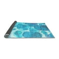 thumbnail image 2 of Ahgly Company Indoor Square Abstract Light Blue Contemporary Area Rugs, 6' Square, 2 of 4