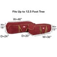 thumbnail image 2 of Covermates Keepsakes Garland Duffle Bag - Durable Polyester, Reinforced Handles, Fits up to 25 Foot Garland Depending on Thickness - Holiday Storage, Red, 2 of 9