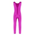 thumbnail image 5 of YONGHS Kids Girls Shiny Metallic Tank Unitard Gymnastics Leotard Ballet Jumpsuit 3-14, 5 of 7
