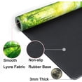 thumbnail image 5 of Desk Mat,Large Mouse Pad 35''''×15.6''''×0.12'''' XXL Extended Gaming Mouse Pad Mat with Non-Slip Base Stitched Eges Mousepad for Computer,Office,Keyboard and Laptop - Green Forest, 5 of 5