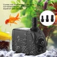 thumbnail image 3 of Bomba de agua para pecera, mini bomba de agua de 25W 110-120V para pecera con bomba de agua con acabado de lujo, 3 of 8