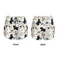 thumbnail image 5 of Picia Funny Puppy Pattern Women's 2 in 1 Athletic Running Shorts High Waisted Workout Casual Gym Sweat Shorts with Comfy Liner Zipper Pockets-XX-Large, 5 of 9