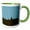 Green/White, variant on 3drose, New York City Skyline - Cities, 15oz Mug