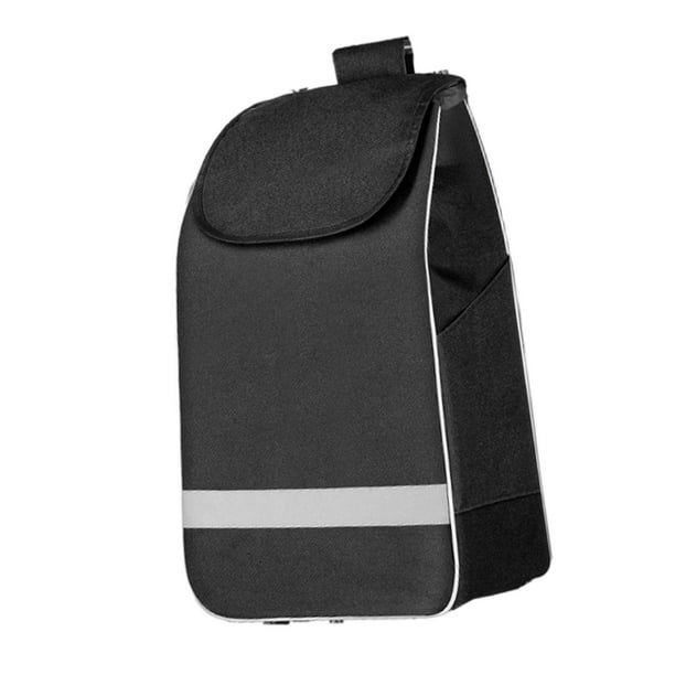 Bolsa de repuesto para carrito de compras, ligera y organizadora para carretilla de mano. Negro