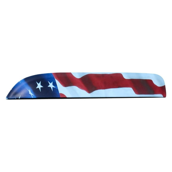 Belmor CT-842-41-1 - In-Channel Chop Tops USA Flag Side Window Deflectors
