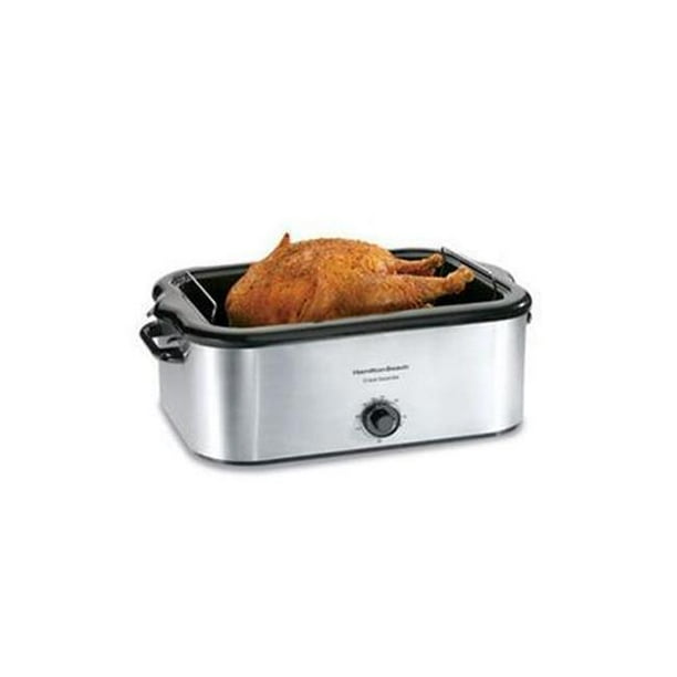 Hamilton Beach 32229R 22Quart Roaster Oven, Stainless Steel Walmart
