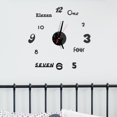 thumbnail image 3 of Reloj DIY Reloj de Pared 3D Espejo Superficie Pegatina Decoración Hogar Oficina Reloj AHeartcove SZ221208-0336JD, 3 of 4