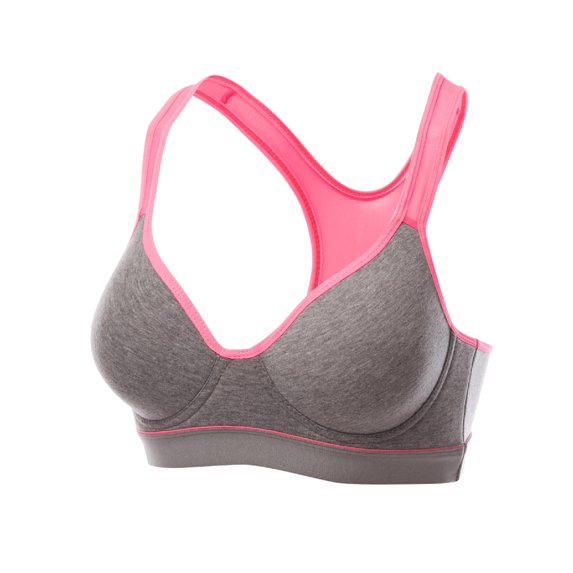 FashionOutfit Women's Basic Solid Color Sporty Padded Wirefree Sports Bras