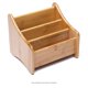 thumbnail image 2 of Soporte de control remoto de escritorio Mesa de café multifunción Organizador de almacenamiento de suministros de oficina, Almacenamiento de artículos diversos para el hogar de bambú, 2 of 5
