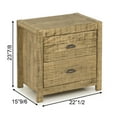thumbnail image 6 of 3-Piece Bedroom Furniture Set,Full Size Platform Bed Frame with Two 2-Drawer Nightstands,Solid Wood Bedroom Sets for Teens Adults Bedroom Guest Room,Twin Bed Furniture Set,Walnut, 6 of 7