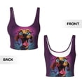 thumbnail image 6 of Sports Bra For Women, Cartoon Big-Eyed Dog Sports Bras For Women High Support, Workout Tank Tops Woman With Removable Cups, 6 of 8