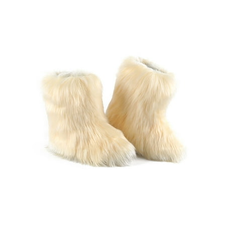 

Avamo womens fluffy boots warm winter snow boots non-slip outdoor shoes