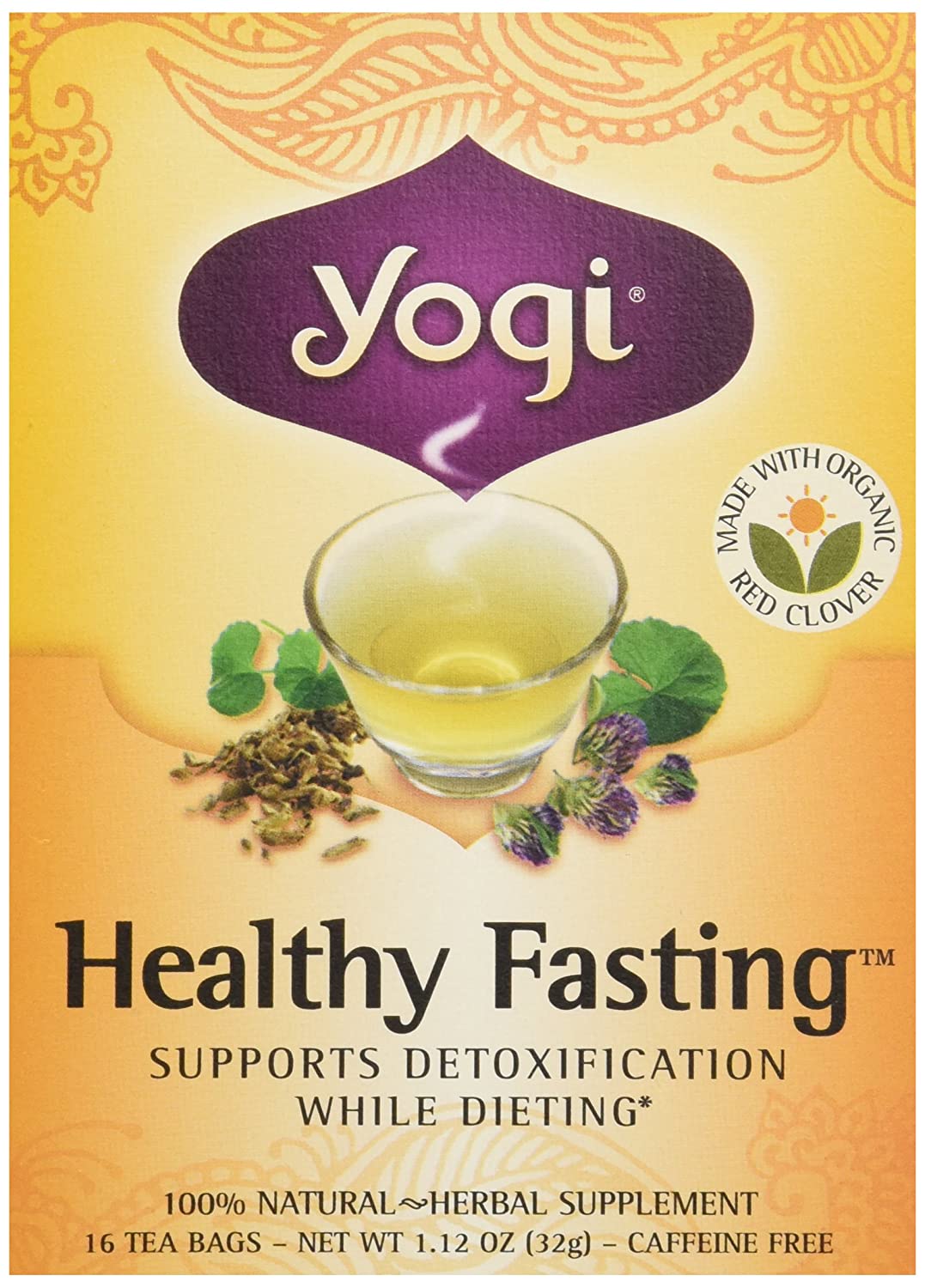 Yogi Organic Healthy Fasting Tea, 16 ct