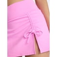 thumbnail image 4 of Time and Tru Women's and Women's Plus Ribbed Swim Skirt, Sizes XS-3X, 4 of 5
