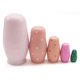 thumbnail image 4 of 5.9 x 3.2 x 3.2 inchesPinkMuñecas anidadas Matryoshka Muñecas anidadas hechas a mano Ángel Niña encantadora Muñecas apilables de madera Figuras Juguetes Regalo de boda Suministros, 4 of 5