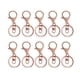 thumbnail image 1 of Anillos de llavero duraderos con accesorios giratorios 4 piezas, 1 of 8