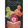 thumbnail image 3 of Robert Edward Lee 13x18 Black Modern Framed Museum Art Print Titled - Books for Everyone (1929), 3 of 5