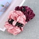 thumbnail image 5 of GOOHOCHY 4 pinzas grandes para el pelo con lazo de rosa y flor para mujer (rojo vino, negro, azul marino y rosa), 5 of 8