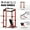 Power Rack-Red/Bench-Red/Barbell-Red, variant on Mikolo Power Rack Cage, Elite Series 3" x 3" Commercial Squat Rack with 2400LB Capacity, and More Attachments for Home Gym(Red)