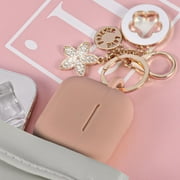Apple Airpods 4 phone cases, new women's anti drop silicone iPod 4 earphones, wireless accessories, charging case, Airpods 4th generation girls' shiny keychain, earphone protective cover