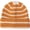 Orange, variant on Y2k Beanie for Women Cat Crochet Hats Demon Beanies Stripes Hat Grunge Accessories Emo Slouchy Warm Knitted Hats