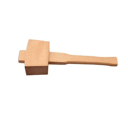 

Quality 245mm Beech Solid Carpenter Wood Wooden Mallet Hammer Handle Woodworking Tool