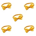 thumbnail image 3 of Greeniant Perro Collares Pajaritas Mascotas Decoraciones Cachorro Año Nuevo punto amarillo blanco punto blanco amarillo 5Conjunto, 3 of 6