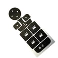 thumbnail image 4 of Car Window Lifter Switch Button Repair Sticker Decal For C4 For Grand Auto Door Windows Glass Lift Control Switch Cover, 4 of 7
