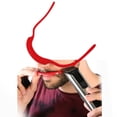 thumbnail image 2 of Herramienta forma a la barba Suministros de peluquero para Rojo shamjiam Plantilla moldeadora de barba, 2 of 5