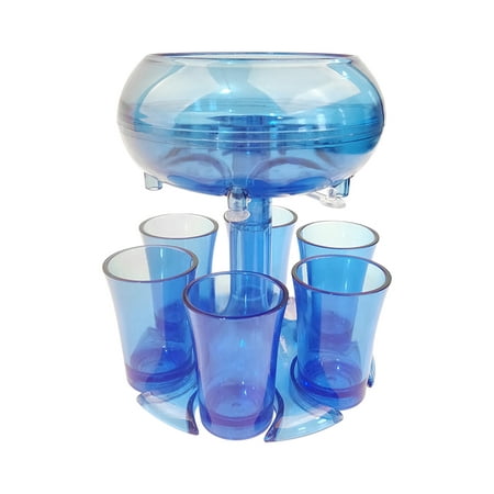 

Kitchen Home Bar Games With 6 Cups Shot Dispenser For Filling Liquids Drink Tool