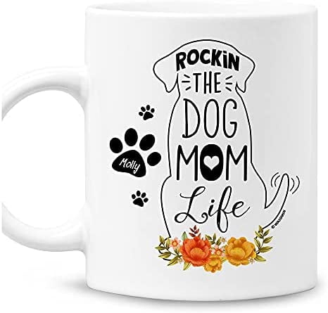 365FURY Dog Mom Gifts For Women - Mothers Day, Birthday Gifts For Dog  Lover, Dog Owner - Dog Mom Cup Insulated Travel Coffee Mug Stainless Steel