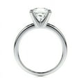 thumbnail image 2 of Blue Jewel Solitaire Diamond Rings - Princess Cut Excellent 1.8 Ct Diamond Ring For Women's - White Gold Over 14K Silver Diamond Ring - Solo Stone Diamond Ring for Her - Simple Diamond Ring for Ring, 2 of 6
