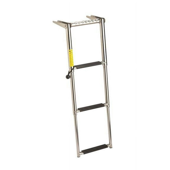3 Step Telescoping O/p Ladder W/gh 19676 Garelick Attwood