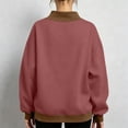 thumbnail image 6 of Zeliretfy Womens Oversized Turtleneck Sweatshirt Long Sleeve Pullover Loose Fit Comfort Tops for Work Office Daily Wear Fall Winter Spring Solid Color, 6 of 8