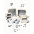 thumbnail image 3 of Juego de recipientes de almacenamiento de alimentos de vidrio de alcaravea, 14 piezas con tapas, 3 of 7