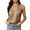 *Khaki, variant on ClodeEU Satin Tank Tops for Women,Sleeveless V Neck Business Casual Satin Blouse Work Shirts White,Womens Plus XL