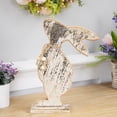 thumbnail image 3 of Northlight Rustic Wooden Rabbit Silhouette Easter Decoration - 12", 3 of 7
