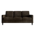 thumbnail image 5 of Home Design Goliad 2-Piece Velvet Living Room Set with Loveseat and Sofa, Pocket Spring Design, Soft Cushions, Clean Lines Design, Brown, 5 of 9