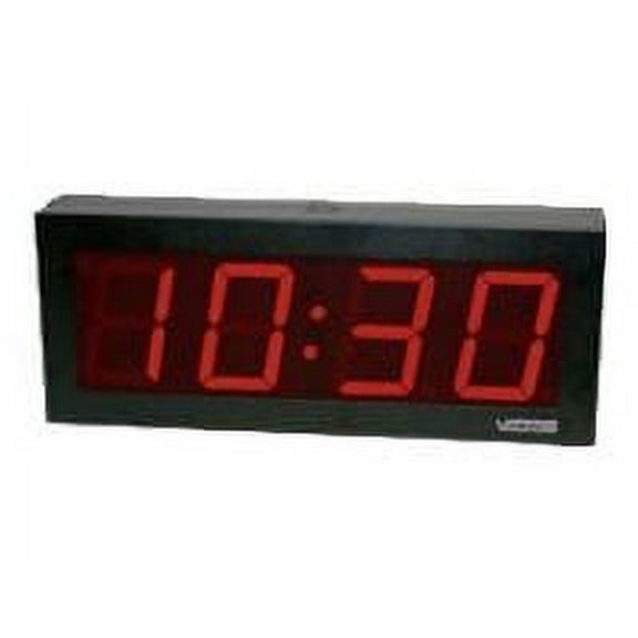 Valcom VIP-D440ADS 4 in. Digital Clock- 4 Digit Display- Double Sided