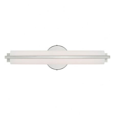 

18W Led Ada Bathroom Light in Modern Style 4.38 inches Wide By 17.5 inches High-Polished Chrome Finish Bailey Street Home 218-Bel-3110571