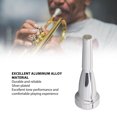 thumbnail image 3 of <p>Trumpet Mouthpiece Replacement, Clear Treble Silver Plated Trumpet Mouthpiece Durable  For Wind Instruments For Trumpeter</p>, 3 of 7