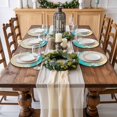 thumbnail image 6 of Teal Beach Round Placemats Set of 6 for Dinning Tables,Heat-proof Braided Table Mats 15 Inch,Summer Ocean Coastal Nautical Seaside Washable Place Mat for Kitchen Restaurant Party Decor Table Setting, 6 of 9