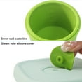 thumbnail image 3 of 2 Pack | Leakproof Durable Food Grade Silicone Hot & Cold Food Storage for Baby Toddler Kids | Dishwasher, Fridge, & Freezer Safe | for Purees, Soups, Dressings, & More - Green color, 3 of 5