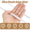 thumbnail image 4 of Funda de Silla de Salón Uxcell 19"x15"x5", Protector de Respaldo de Silla Transparente (Cuadrado, Blanco), 4 of 6