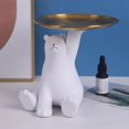 thumbnail image 4 of Bonita bandeja de escultura de oso , organizador de manualidades de almacenamiento de joyas, soporte para llaves, de animales, bandeja de Postura BLESIY Bandeja de escultura, 4 of 7
